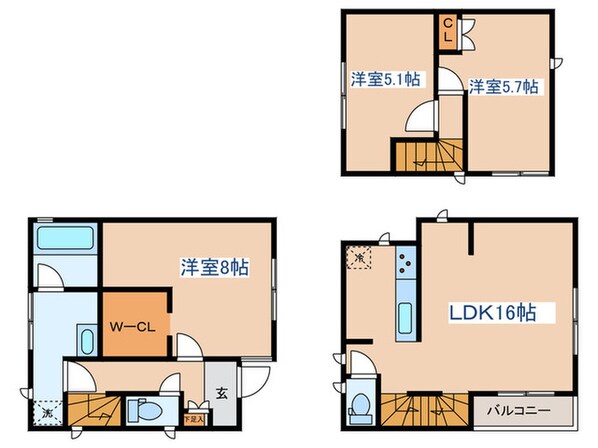 Kolet阿佐ヶ谷♯02の物件間取画像